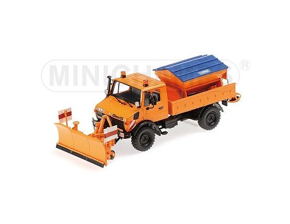 Minichamps PM439033060 MERCEDES UNIMOG 1300 L WINTER VERS.1:43 Modellino