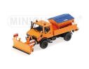 Minichamps PM439033060 MERCEDES UNIMOG 1300 L WINTER VERS.1:43 Modellino