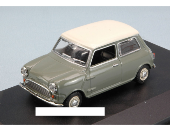 Oxford OXFMIN021 MINI COOPER 1964 GREY/WHITE 1:43 Modellino