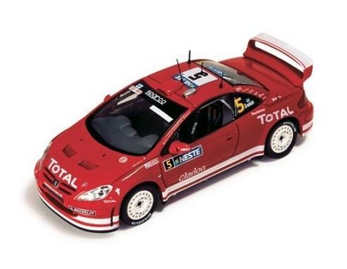 Ixo model RAM152 PEUGEOT 307 WRC N.5 FINLAND'04 1:43 Modellino