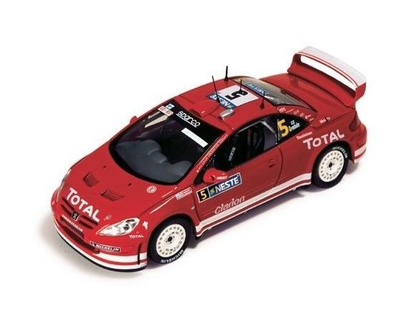 Ixo model RAM152 PEUGEOT 307 WRC N.5 FINLAND'04 1:43 Modellino