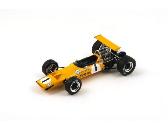 Spark Model S18168 MC LAREN M7A D.HULME 1968 N.1 WINNER CANADIAN GP 1:18 Modellino