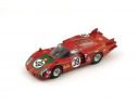 Spark Model S18129 ALFA ROMEO 33/2 N.39 4th LM 1968 I.GIUNTI-G.GALLI 1:18 Modellino