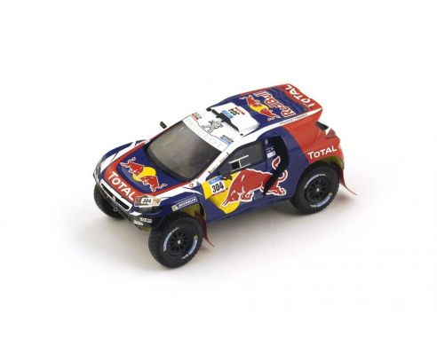 Spark Model S4455 PEUGEOT DKR N.304 DNF DAKAR RALLY 2015 C.SAINZ-L.CRUZ 1:43 Modellino