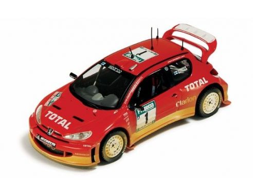Ixo model RAM161 PEUGEOT 206 WRC N.1 N.ZEL.2004 1:43 Modellino