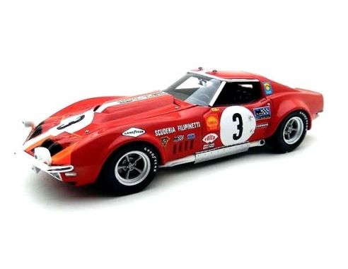 True Scale Miniatures TSM124320 CHEVROLET CORVETTE L88 N.3 DNF LM 1968 U.MAGLIOLI-H.GREDER 1:43 Modellino
