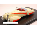 True Scale Miniatures TSM144357 CADILLAC V16 HARTMANN ROADSTER 1934 CREAM WHITE 1:43 Modellino