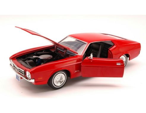 Motormax MTM73327RD FORD MUSTANG SPORTSROOF 1971 RED 1:24 Modellino
