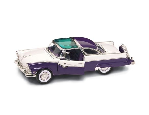 Yat Ming YM92138PU FORD FAIRLANE CROWN VICTORIA 1955 PURPLE 1:18 Modellino