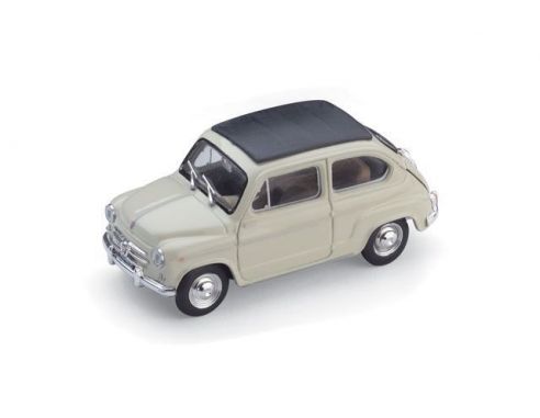 Brumm BM0318-01 FIAT 600D TRASFORMABILE CHIUSA 1960 AVORIO 1:43 Modellino