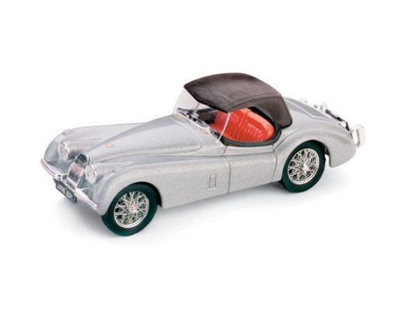 Brumm BM0102-05 JAGUAR XK 120 DROP HEAD 1948 ARGENTO 1:43 Modellino