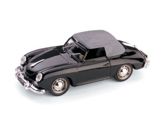 Brumm BM0118-02 PORSCHE 356 SPEEDSTER CHIUSA SOFT TOP 1952 NERO 1:43 Modellino