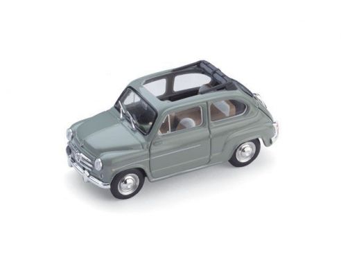 Brumm BM0317-06 FIAT 600 D BERLINA 1960 TRASFORMABILE APERTA VERDE 1:43 Modellino