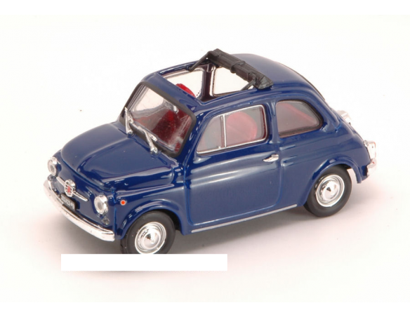 Brumm BM0454-15 FIAT 500 F 1965-72 BLU ORIENTE 1:43 Modellino