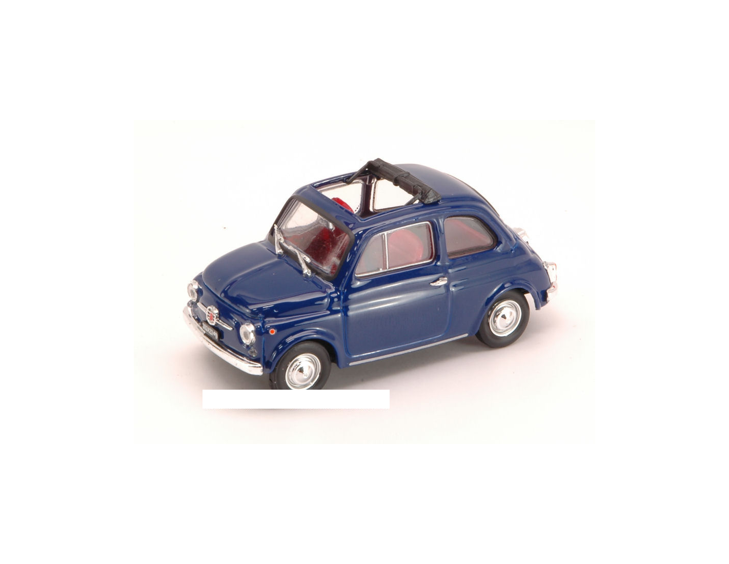 Nuovo Colore BRUMM 1:43 R455-15 Miniatu Fiat 500F 1971-72 Chiusa Blu Oriente