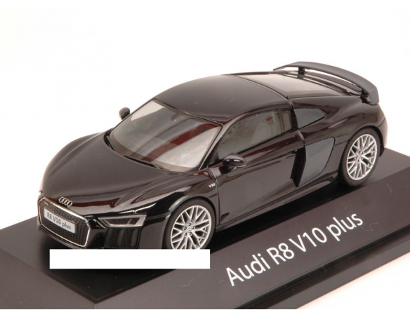 Herpa HP7093 AUDI R8 V10 PLUS 2013 BLACK MET.1:43 Modellino
