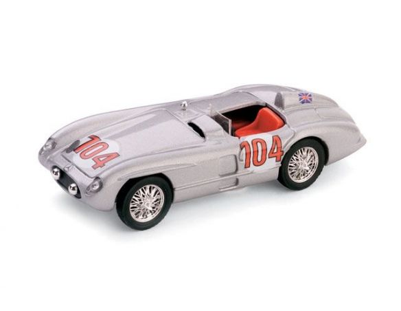 Brumm BMS034 MERCEDES 300 SLR N.104 WINNER TARGA FLORIO 1955 MOSS-COLLINS 1:43 Modellino