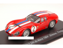 White Box WBS044 MASERATI TIPO 151/3 N.2 DNF LM 1964 A.SIMON-M.TRINTIGNANT 1:43 Modellino