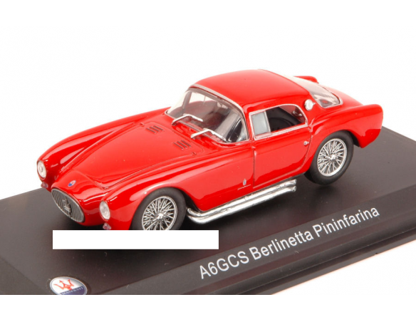 White Box WBS036 MASERATI ASGCS BERLINETTA PININFARINA 1953 RED 1:43 Modellino
