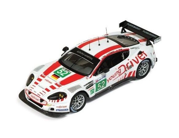 Ixo model LMM196 ASTON MARTIN DBR9 N.52 3rd LMGT1 LE MANS 2010 1:43 Modellino