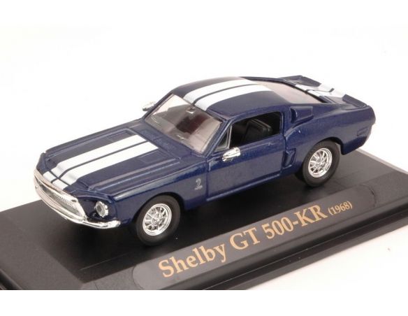 Yat Ming YM94214 SHELBY GT 500 KR 1968 BLUE/WHITE 1:43 Modellino