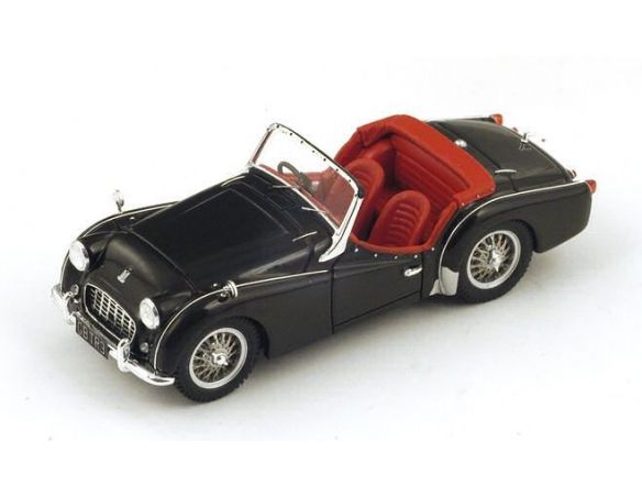 Spark Model S0500 TRIUMPH TR3 1956 BLACK 1:43 Modellino