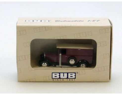 Bub 05600 MB L1000 EXPRESS RED-BEIGE 1/87 Modellino