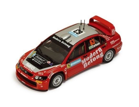 Ixo model RAM235 MITSUBISHI LANCER N.63 SWED.'06 1:43 Modellino