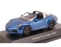 Schuco SH7596 PORSCHE 911 TARGA 4 GTS 2014 BLUE 1:43 Modellino