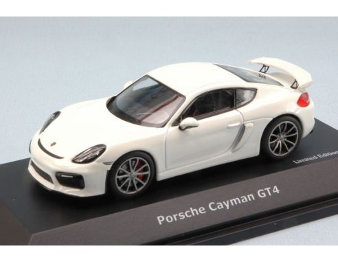 Schuco SH7592 PORSCHE CAYMAN GT4 2014 WHIE 1:43 Modellino