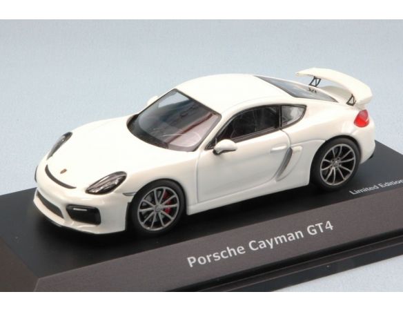 Schuco SH7592 PORSCHE CAYMAN GT4 2014 WHIE 1:43 Modellino