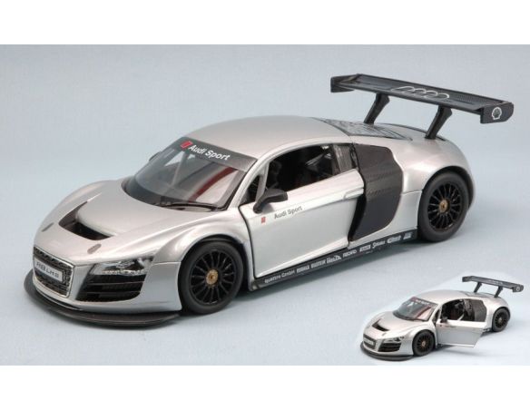 RASTAR RAT56100S AUDI R8 LMS SILVER 1:24 Modellino