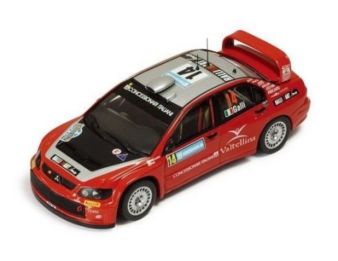 Ixo model RAM236 MITSUBISHI LANCER N.14 SWED.'06 1:43 Modellino