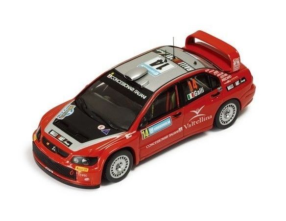 Ixo model RAM236 MITSUBISHI LANCER N.14 SWED.'06 1:43 Modellino