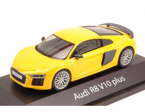 Herpa HP7092 AUDI R8 V10 PLUS 2013 YELLOW 1:43 Modellino