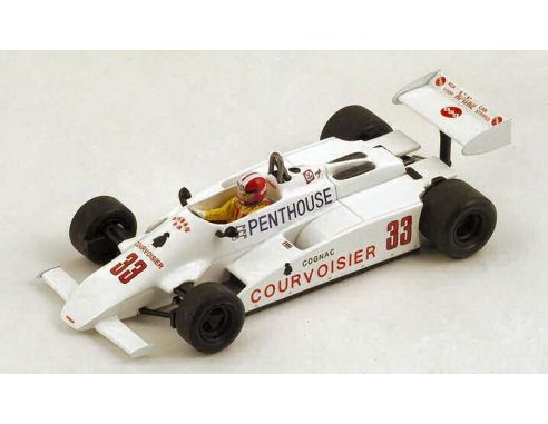 Spark Model S4316 THEODORE TY01 M.SURER 1981 N.33 8th DUTCH GP 1:43 Modellino