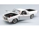Welly WE2543W CHEVROLET EL CAMINO 1970 WHITE W/BLACK STRIPES 1:18 Modellino