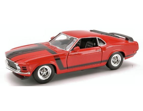 Welly WE2088R FORD MUSTANG BOSS 302 1970 RED 1:24 Modellino