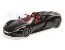 Minichamps PM110062431 PORSCHE 918 SPYDER 2013 BLACK METALLIC 1:18 Modellino