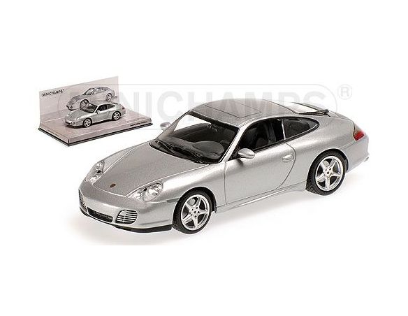 Minichamps PM436061070 PORSCHE 911 CARRERA 996 2003 SILVER 40 YEARS PORSCHE 911 1:43 Modellino