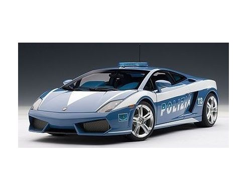 Auto Art / Gateway AA74599 LAMB.GALLARDO LP560-4 POLIZIA 1:18 Modellino