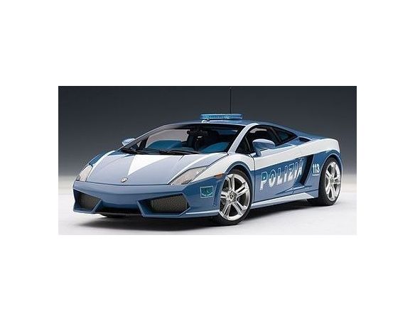 Auto Art / Gateway AA74599 LAMB.GALLARDO LP560-4 POLIZIA 1:18 Modellino