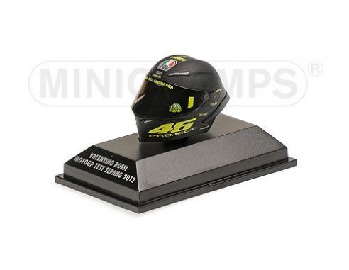 Minichamps PM398120076 CASCO V.ROSSI 2012 TEST SEPANG 1:8 Modellino