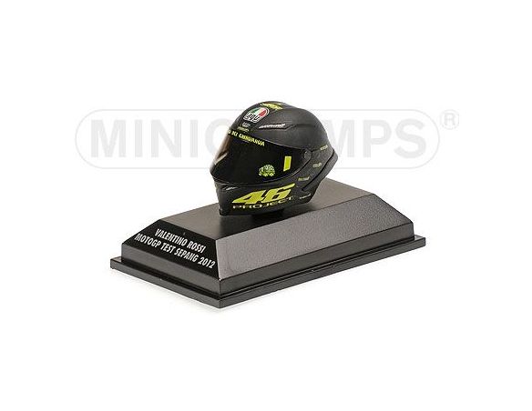 Minichamps PM398120076 CASCO V.ROSSI 2012 TEST SEPANG 1:8 Modellino