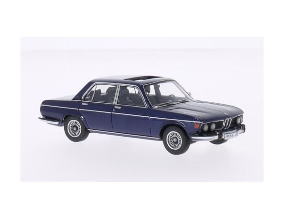 Neo Scale Models NEO43493 BMW 3.0 (E3) 1975 BLUE 1:43 Modellino