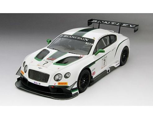 True Scale Miniatures TSM151807R BENTLEY GT3 N.7 SILVERSTONE WINNER M-SPORT BENTLEY 1:18 Modellino