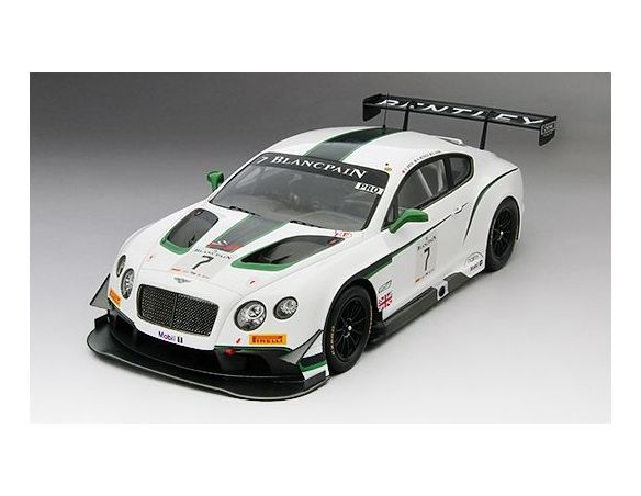 True Scale Miniatures TSM151807R BENTLEY GT3 N.7 SILVERSTONE WINNER M-SPORT BENTLEY 1:18 Modellino