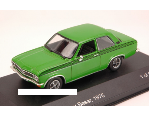 White Box WB141 OPEL ASCONA A SOMMER BASAR 1975 GREEN 1:43 Modellino