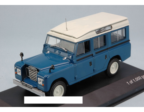 White Box WB135 LAND ROVER SERIES II 1958 BLUE W/WHITE ROOF 1:43 Modellino