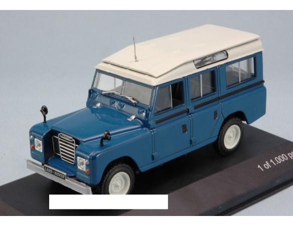 White Box WB135 LAND ROVER SERIES II 1958 BLUE W/WHITE ROOF 1:43 Modellino